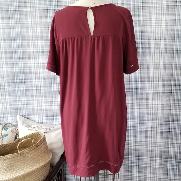 Women's Short Sleeve Loose Casual Tunic - Picture 6 of 6